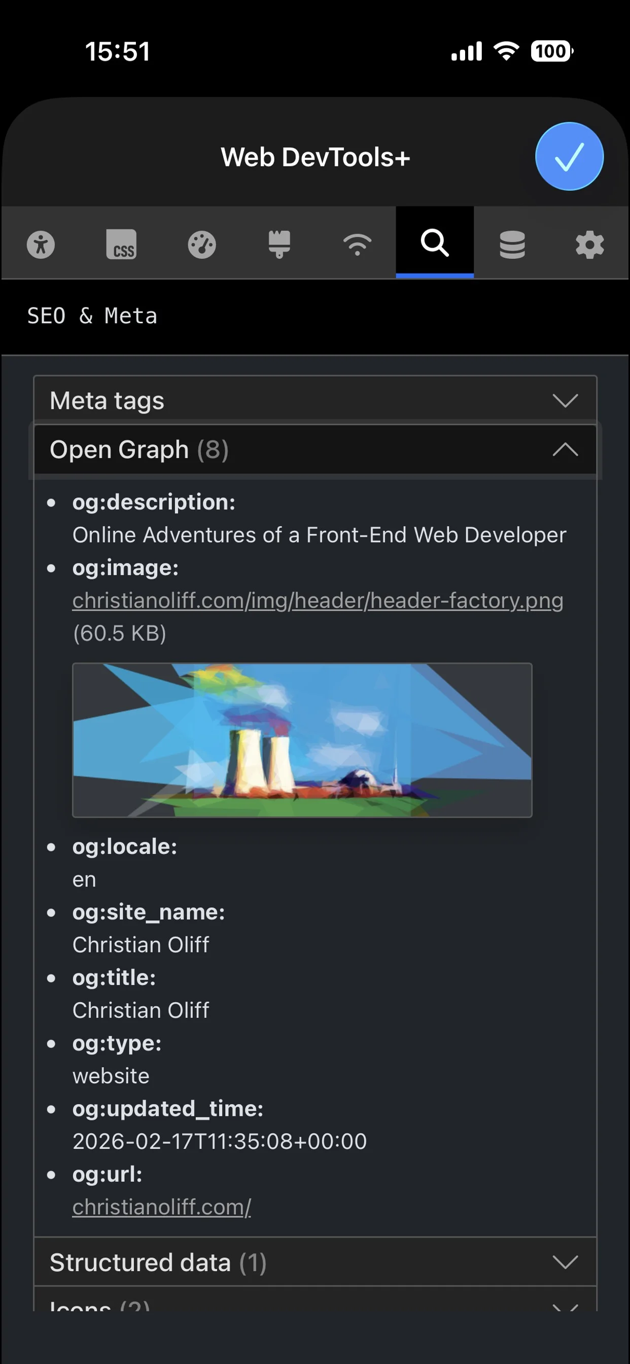 Web DevTools+ screenshot 5