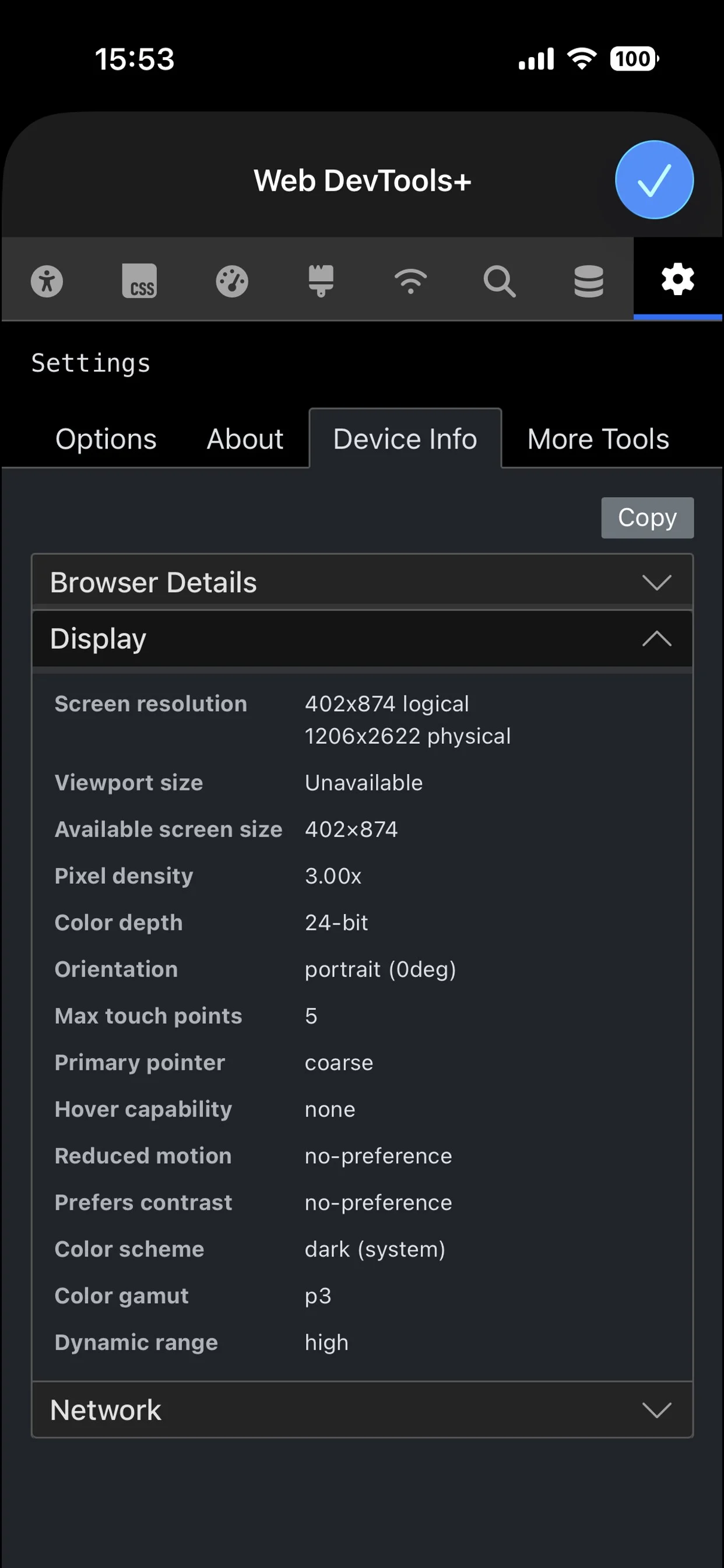 Web DevTools+ screenshot 8