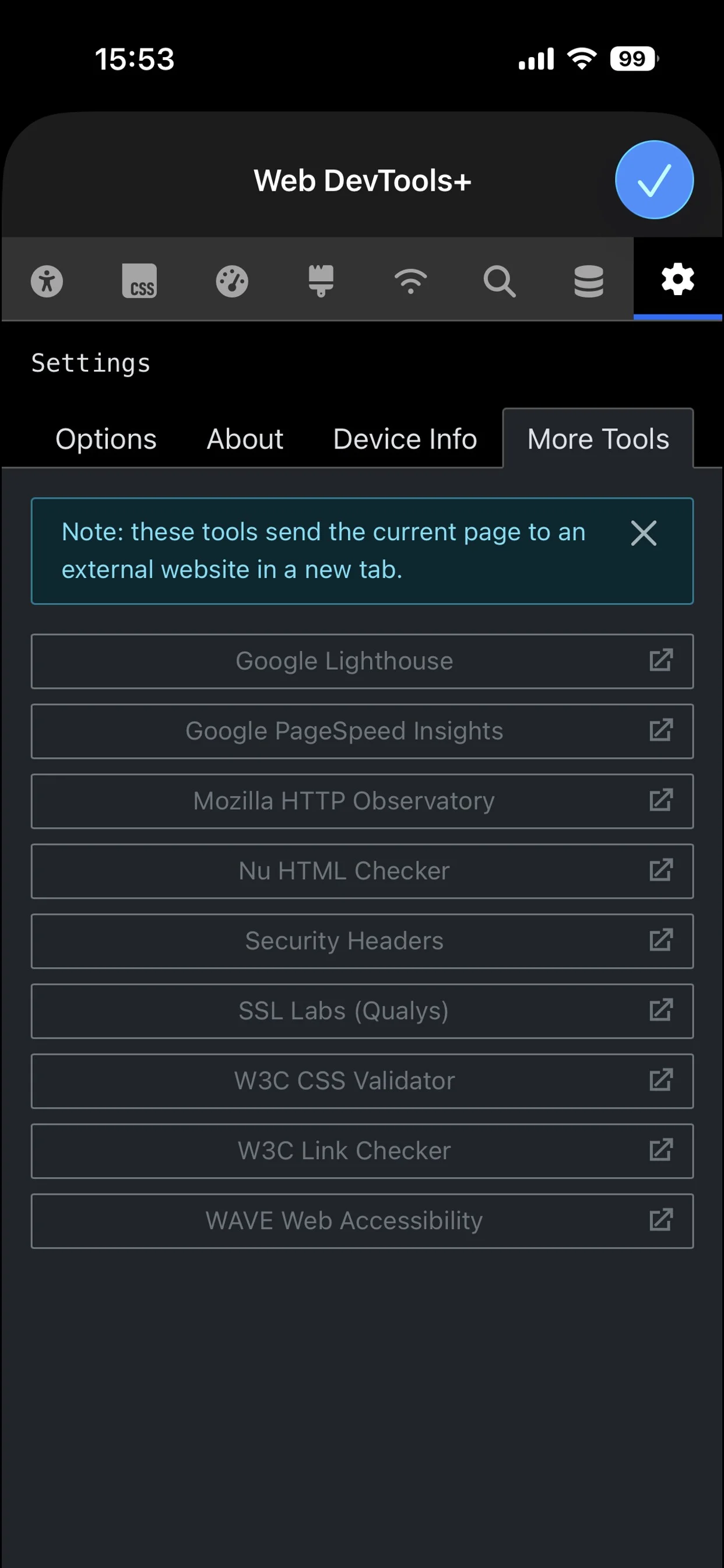 Web DevTools+ screenshot 9